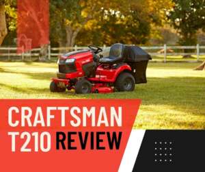 Craftsman t210 lawn discount mower