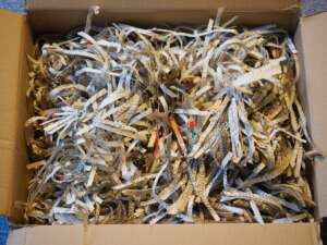 Usage of Shredded Cardboard