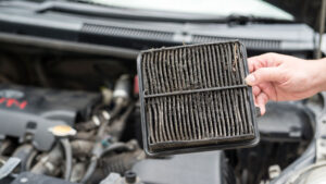 Your air filter may be dirty or clogged