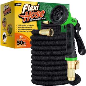 Flexi-Hose-with-8-Function-Nozzle-Expandable-Garden-Hose