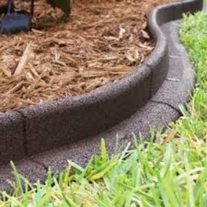 Lawn Edging In Plastic Or Metal.