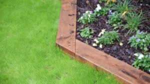 Wood Lawn Edging 