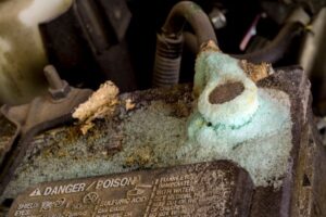 Corrosion on Battery Terminals