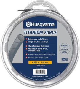 Husqvarna string trimmer line .095-Inch 140ft spool Titanium Force High efficiency Long life Faster acceleration