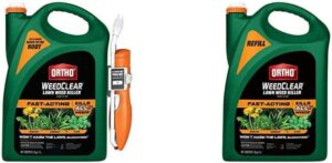 Ortho WeedClear Lawn Weed Killer Ready-to-Use with Comfort Wand with Refill for Nothern Lawns