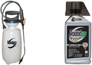 Roundup 190260 2-Gallon Lawn and Garden Sprayer for Controlling Insects and Weeds or Cleaning Decks and Siding with Max Control 365 Concentrate, 32-Ounce