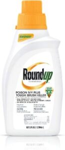 Roundup Poison Ivy Plus Tough Brush Killer Concentrate, 32-Ounce with 190260 2-Gallon Lawn and Garden Sprayer for Controlling Insects